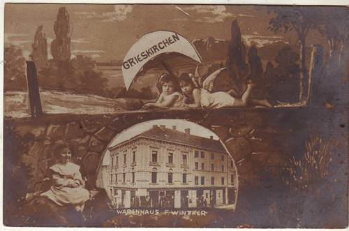 Foto alte Ansichtskarten aus �sterreich: Grieskirchen 1910 ?