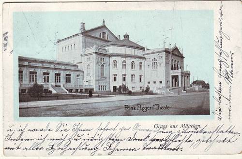 Foto alte Ansichtskarten Deutschland: München 1908