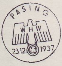 Foto Handserienstempel WHW Wappenadler