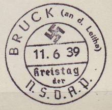 Foto Handserienstempel Kreistag der N.S.D.A.P. 1939